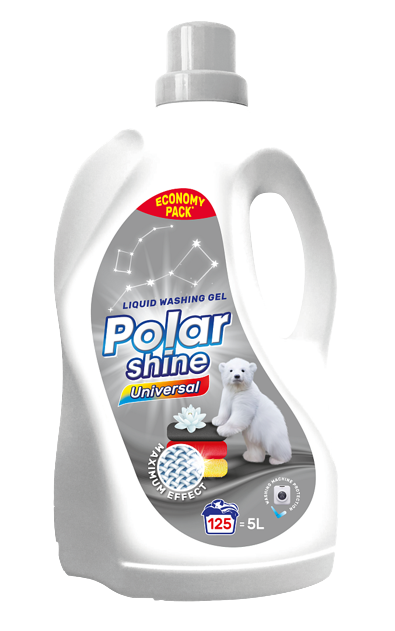 Гель для прання Universal POLAR SHINE універсальний, 5 л.